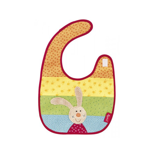 嬰兒用餐圍兜-彩虹兔